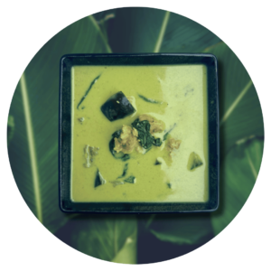 Curry Vert Boeuf et riz