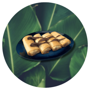 Nems Banane Nutella 4pces