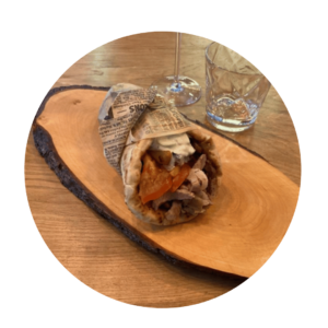 Gyros Pita (Souvlaki) Porc