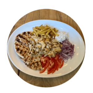 Gyros assiette poulet