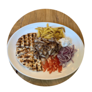 Gyros assiette porc