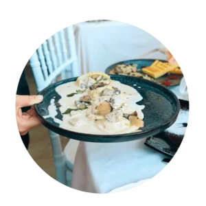 Mezzelune truffe et cèpes